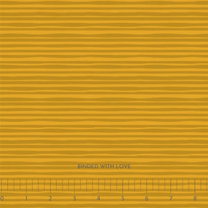 Stripe Ochre 91119-55 | Joyful June by Sarah Hearts | Figo Fabrics