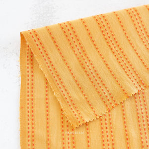Stitch Stripe Tumeric LL-07-SSP-TUMERIC | Lucky Loom | Fableism Supply Co.