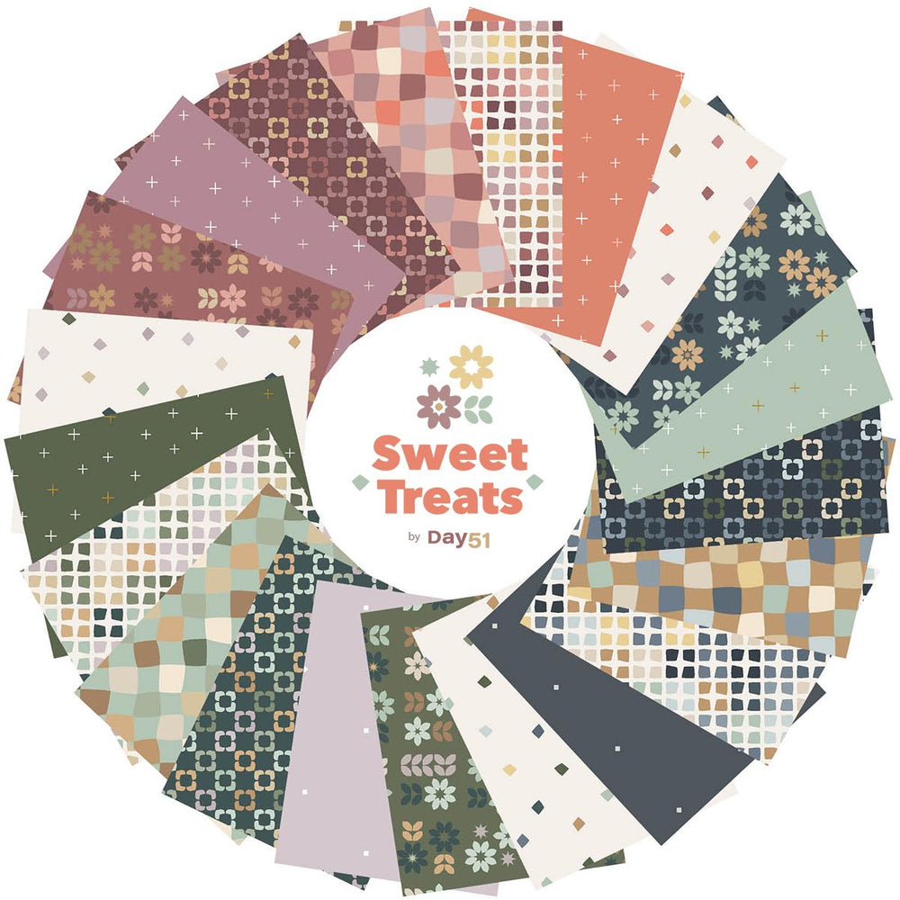 Candied Peel Blue Dusk DA103-BD2 | Sweet Treats by Day 51 | Cotton + Steel