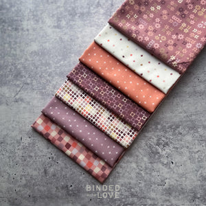 Sweet Treats by Day51 | Cotton + Steel | Mauve Colorway 7 Prints | BUNDLE-277
