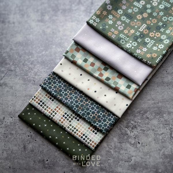 Sweet Treats by Day51 | Cotton + Steel | Olive Colorway 7 Prints | BUNDLE-278