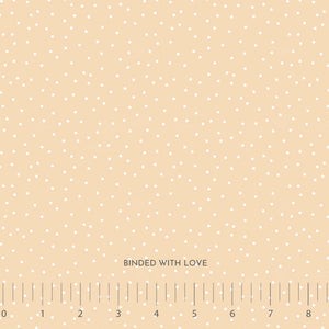 Dots Beige 92013-11 Cotton Quilting Fabric: Serenity Collection by Figo Fabrics