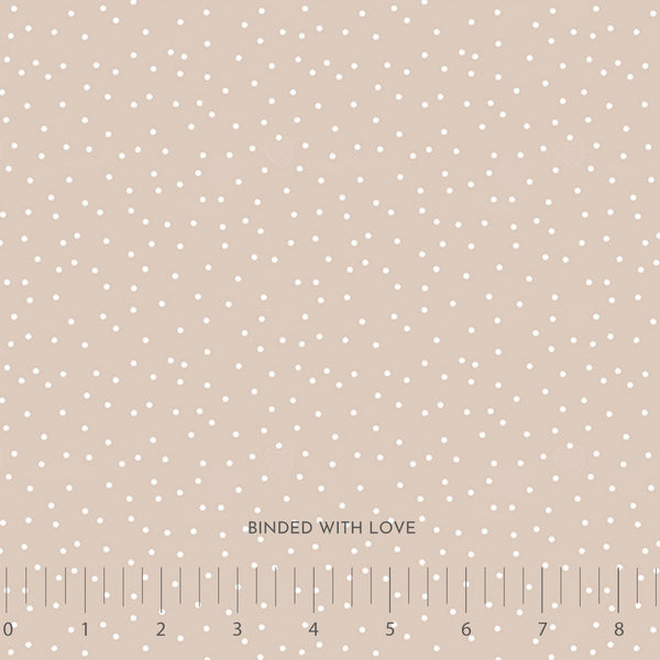 Dots Camel 92013-30 Cotton Fabric: Serenity Collection by Figo Fabrics