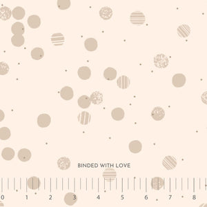 Snow Cream 92019-11 Cotton Quilting Fabric - Seasons Collection by Ghazal Razavi