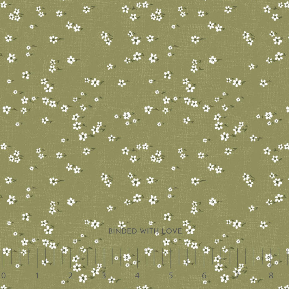 Daisies Green RC91124-70 | Humblebee by Amiee Parker | Figo Fabrics