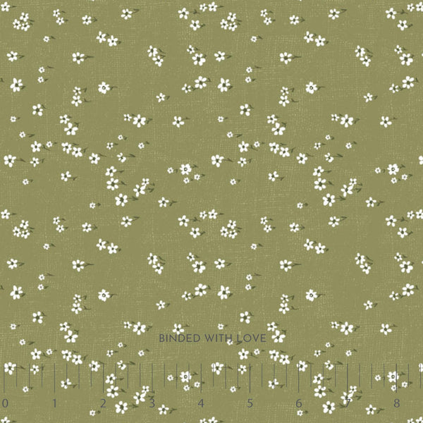 Daisies Green RC91124-70 | Humblebee by Amiee Parker | Figo Fabrics
