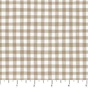 Gingham Taupe RC91129-14 | Humblebee by Amiee Parker | Figo Fabrics