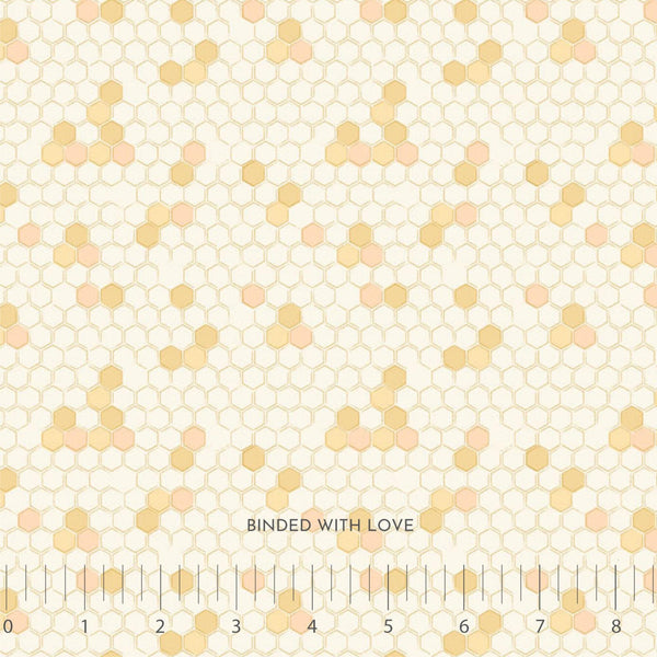 Hexies Yellow RC91128-50 | Humblebee by Amiee Parker | Figo Fabrics