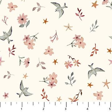 Birds Cream RC91022-11 | Blossom Breeze by Bernadett Urbanovics