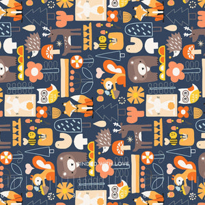 Sinrin Yoku Moonlight HO500-MO3 | Kanpeki Na Hi by Hitomi Osumi | Cotton + Steel