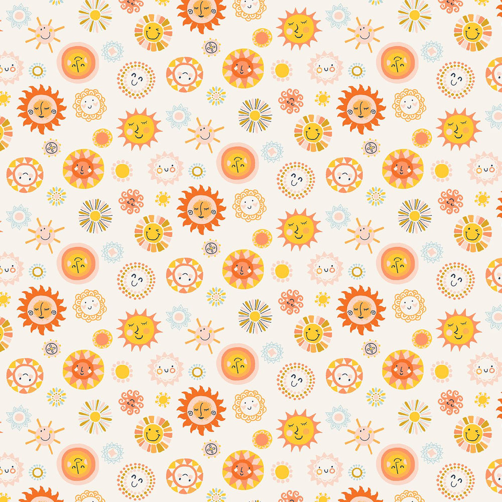 Kaisei Razzle Sun Beam HO501-SB3 | Kanpeki Na Hi by Hitomi Osumi | Cotton + Steel