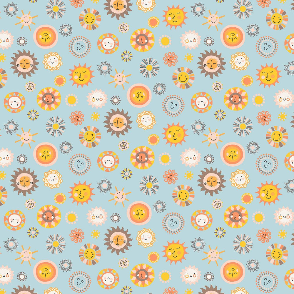 Kaisei Razzle Sun Valley HO501-SV2 | Kanpeki Na Hi by Hitomi Osumi | Cotton + Steel