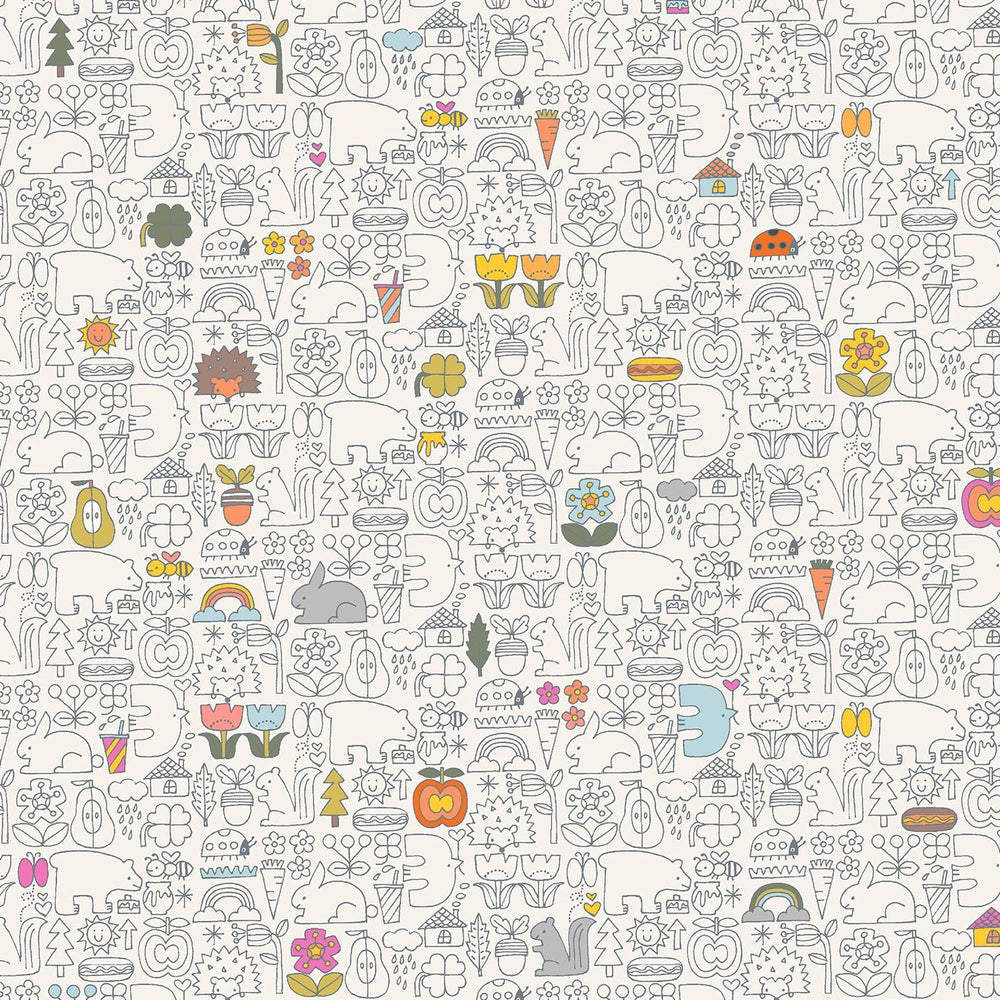 Asobo Happy Day HO502-HD1 | Kanpeki Na Hi by Hitomi Osumi | Cotton + Steel