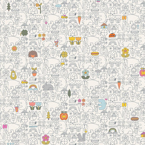 Asobo Happy Day HO502-HD1 | Kanpeki Na Hi by Hitomi Osumi | Cotton + Steel