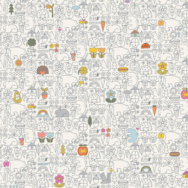 Asobo Happy Day HO502-HD1 | Kanpeki Na Hi by Hitomi Osumi | Cotton + Steel