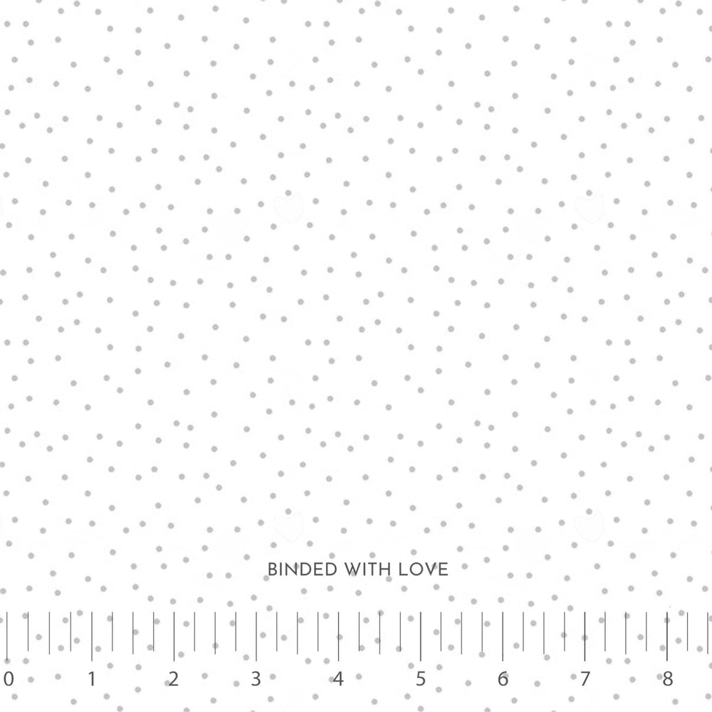 Dots White 92013-10 Cotton Fabric: Serenity Collection by Figo Fabrics