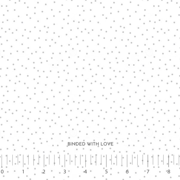 Dots White 92013-10 Cotton Fabric: Serenity Collection by Figo Fabrics