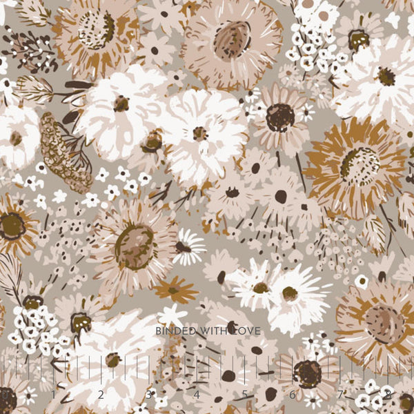 Floral Taupe RC91021-14 | Blossom Breeze by Bernadett Urbanovics