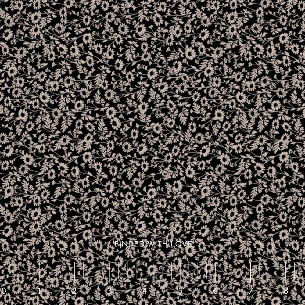 Chamomile Charcoal RC91123-99 | Humblebee by Amiee Parker | Figo Fabrics