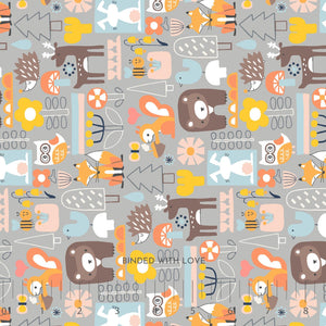 Sinrin Yoku No Gray HO500-NG2 | Kanpeki Na Hi by Hitomi Osumi | Cotton + Steel