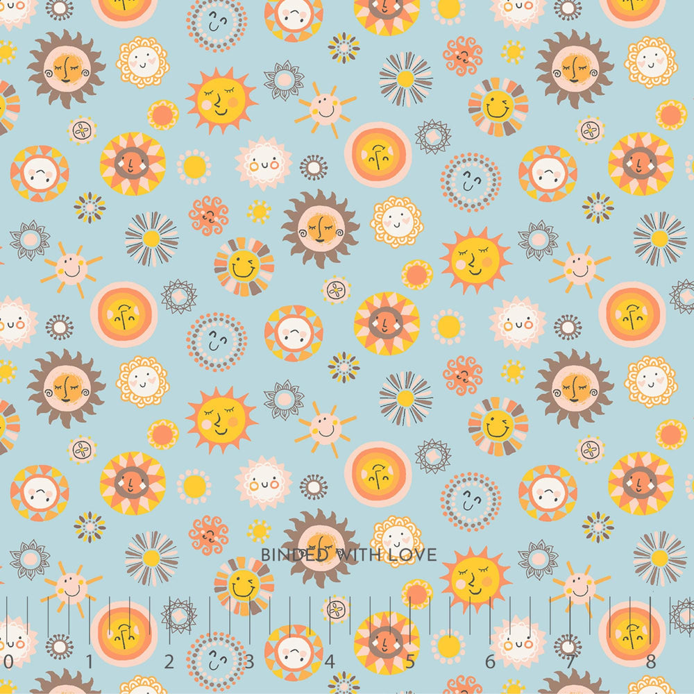 Kaisei Razzle Sun Valley HO501-SV2 | Kanpeki Na Hi by Hitomi Osumi | Cotton + Steel