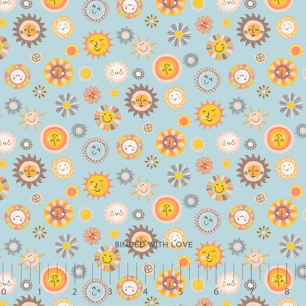 Kaisei Razzle Sun Valley HO501-SV2 | Kanpeki Na Hi by Hitomi Osumi | Cotton + Steel