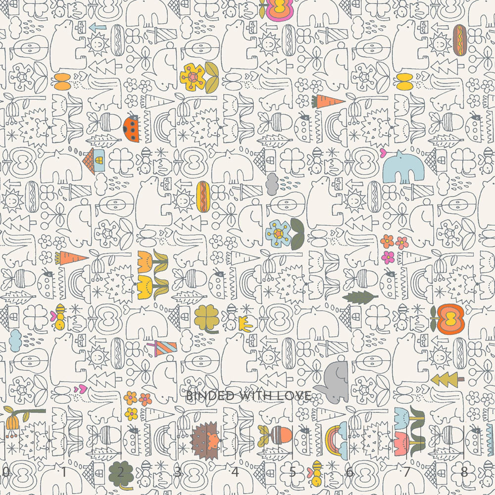 Asobo Happy Day HO502-HD1 | Kanpeki Na Hi by Hitomi Osumi | Cotton + Steel