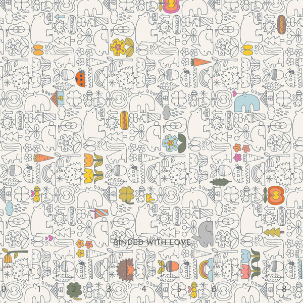 Asobo Happy Day HO502-HD1 | Kanpeki Na Hi by Hitomi Osumi | Cotton + Steel