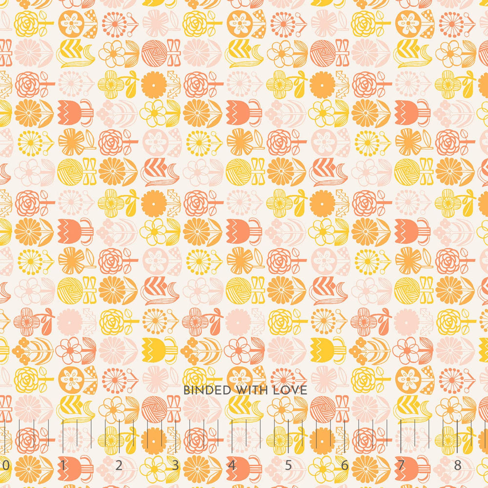 Hana Hana Morning Sunshine HO503-MS2 | Kanpeki Na Hi by Hitomi Osumi | Cotton + Steel