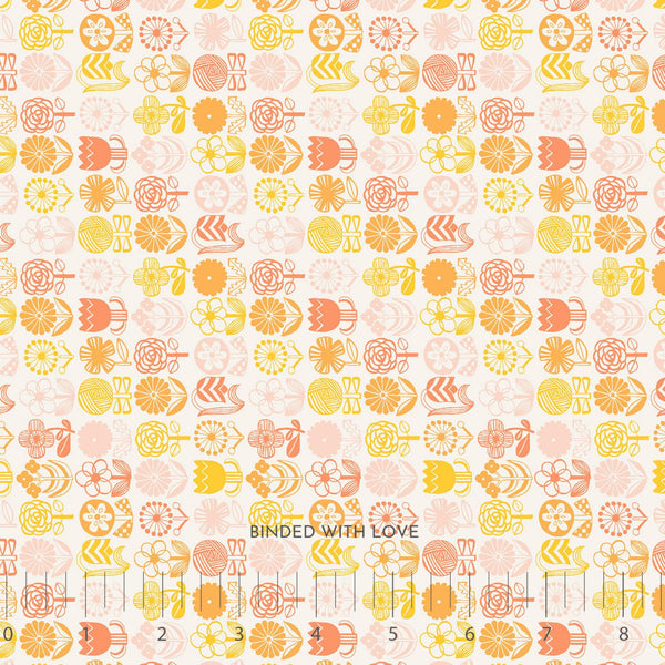 Hana Hana Morning Sunshine HO503-MS2 | Kanpeki Na Hi by Hitomi Osumi | Cotton + Steel