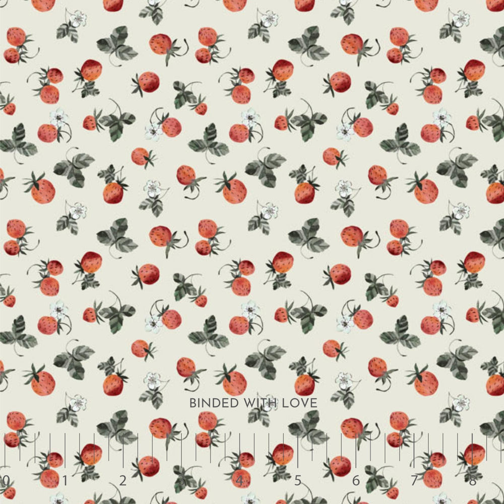 Strawberries Sage RC91023-70 | Blossom Breeze by Bernadett Urbanovics