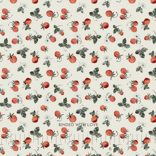 Strawberries Sage RC91023-70 | Blossom Breeze by Bernadett Urbanovics
