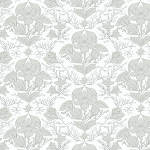 Magnolia Reverie Gray 228326 | Gentle Whispers by Trisha Patel