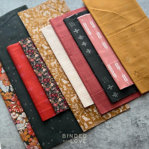 Curated Remnant Bundle | 10 Fabric End of Bolt Quilting Bundle | One of a Kind | REMNANT BUNDLE-32