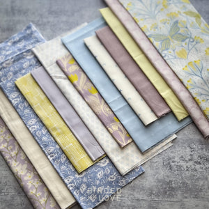 Curated Remnant Bundle | 13 Fabric End of Bolt Quilting Bundle | One of a Kind | REMNANT BUNDLE-89