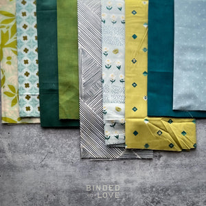 Curated Remnant Bundle | 9 Fabric End of Bolt Quilting Bundle | One of a Kind | REMNANT BUNDLE-90