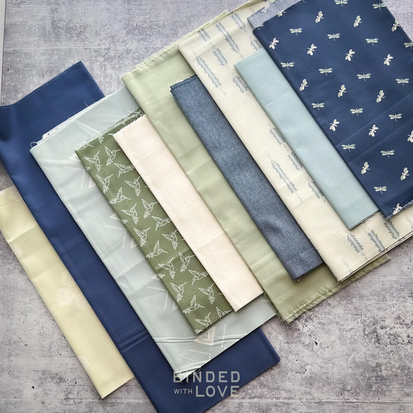 Curated Remnant Bundle | 10 Fabric End of Bolt Quilting Bundle | One of a Kind | REMNANT BUNDLE-92