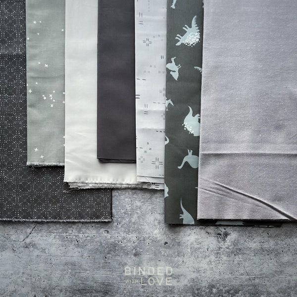 Curated Remnant Bundle | 7 Fabric End of Bolt Quilting Bundle | One of a Kind | REMNANT BUNDLE-39