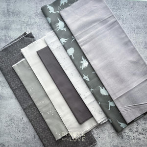 Curated Remnant Bundle | 7 Fabric End of Bolt Quilting Bundle | One of a Kind | REMNANT BUNDLE-39