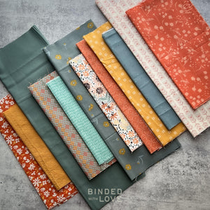Curated Remnant Bundle | 11 Fabric End of Bolt Quilting Bundle | One of a Kind | REMNANT BUNDLE-91
