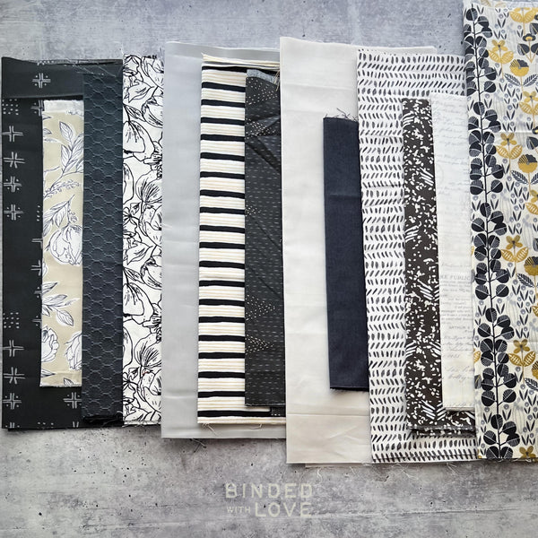 Curated Remnant Bundle | 13 Fabric End of Bolt Quilting Bundle | One of a Kind | REMNANT BUNDLE-40