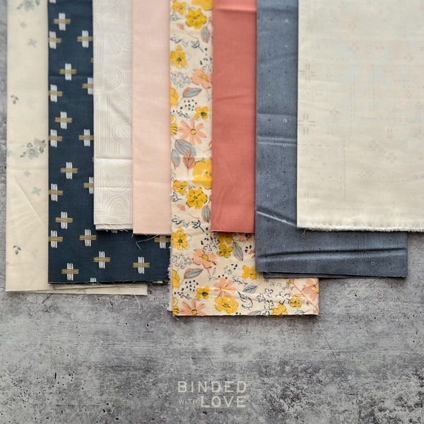 Curated Remnant Bundle | 8 Fabric End of Bolt Quilting Bundle | One of a Kind | REMNANT BUNDLE-46
