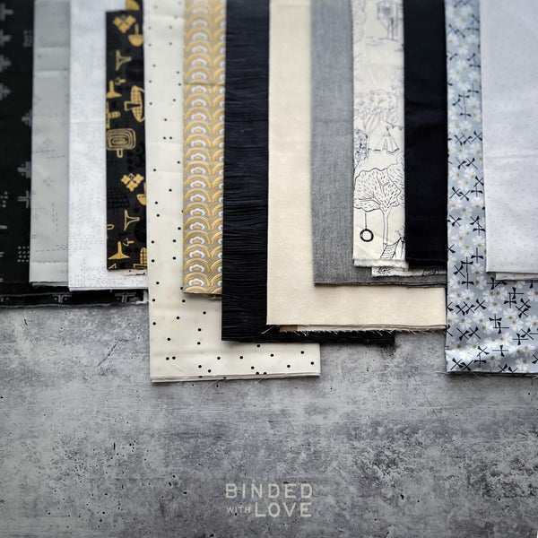 Curated Remnant Bundle | 13 Fabric End of Bolt Quilting Bundle | One of a Kind | REMNANT BUNDLE-41