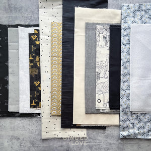 Curated Remnant Bundle | 13 Fabric End of Bolt Quilting Bundle | One of a Kind | REMNANT BUNDLE-41