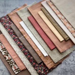 Curated Remnant Bundle | 16 Fabric End of Bolt Quilting Bundle | One of a Kind | REMNANT BUNDLE-45