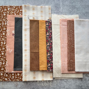 Curated Remnant Bundle | 11 Fabric End of Bolt Quilting Bundle | One of a Kind | REMNANT BUNDLE-44
