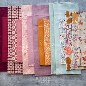 Curated Remnant Bundle | 16 Fabric End of Bolt Quilting Bundle | One of a Kind | REMNANT BUNDLE-34