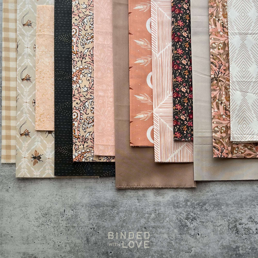 Curated Remnant Bundle | 13 Fabric End of Bolt Quilting Bundle | One of a Kind | REMNANT BUNDLE-33