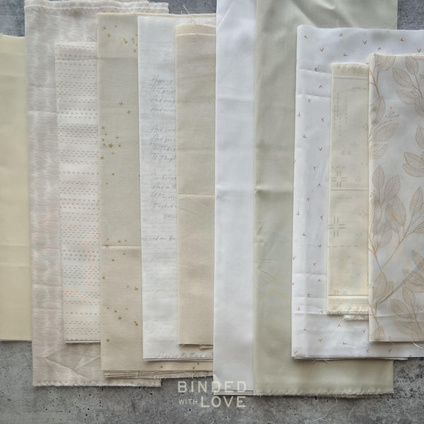 Curated Remnant Bundle | 11 Fabric End of Bolt Quilting Bundle | One of a Kind | REMNANT BUNDLE-49