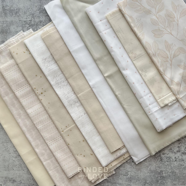 Curated Remnant Bundle | 11 Fabric End of Bolt Quilting Bundle | One of a Kind | REMNANT BUNDLE-49